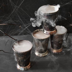 Vintage Set of 4 Silver Plated Goblet Cups