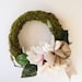 Magnolia Door Wreath, Summer Wreaths for Front Door, Magnolia Summer Wreath, Small Front Door Wreath, Southern Style Wreath