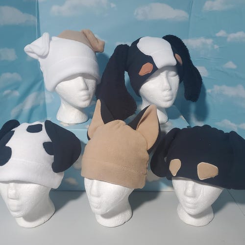 Puppy Dog Ear Fleece Hat - Etsy