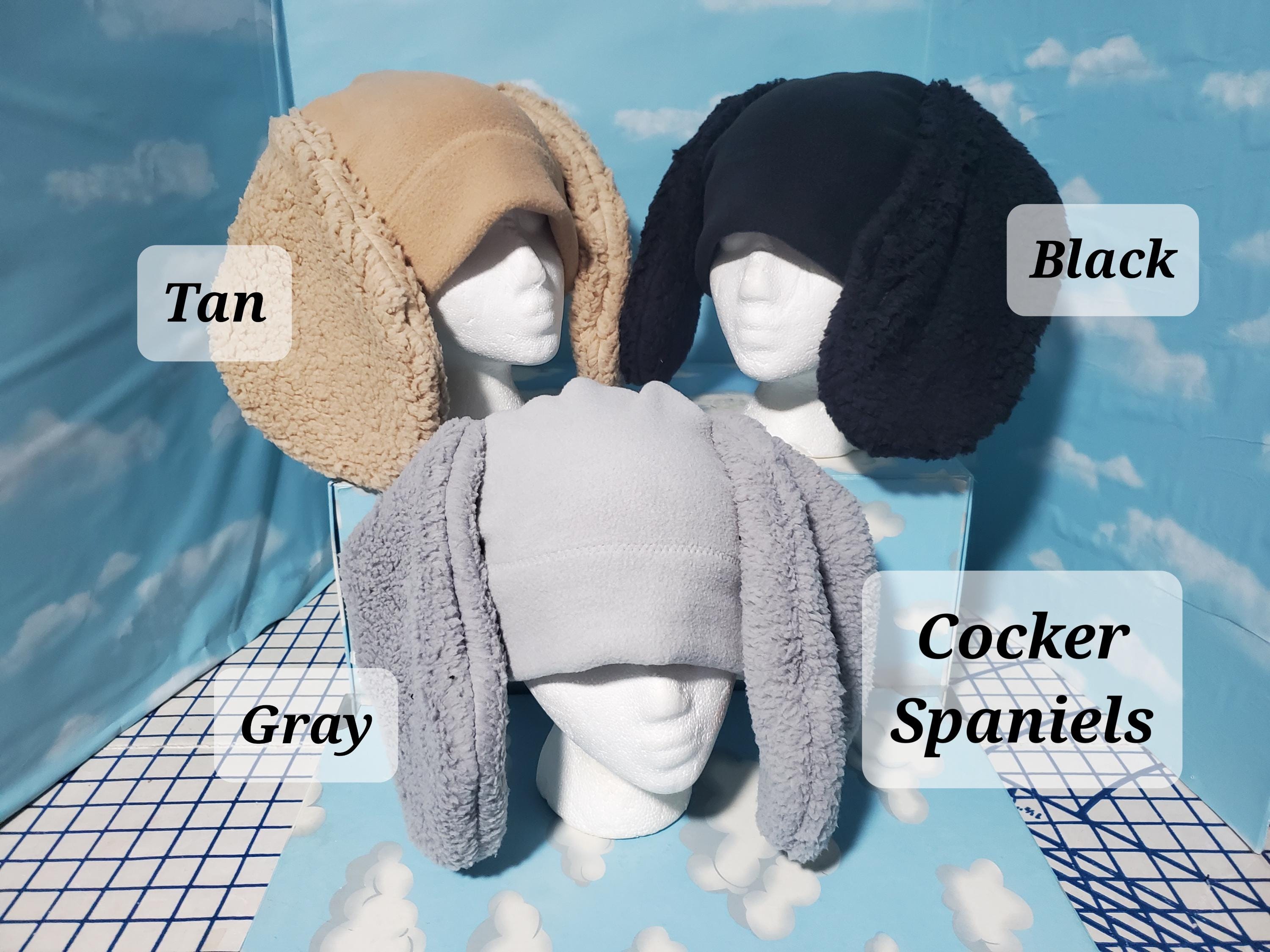 Puppy Dog Ear Fleece Hat - Etsy