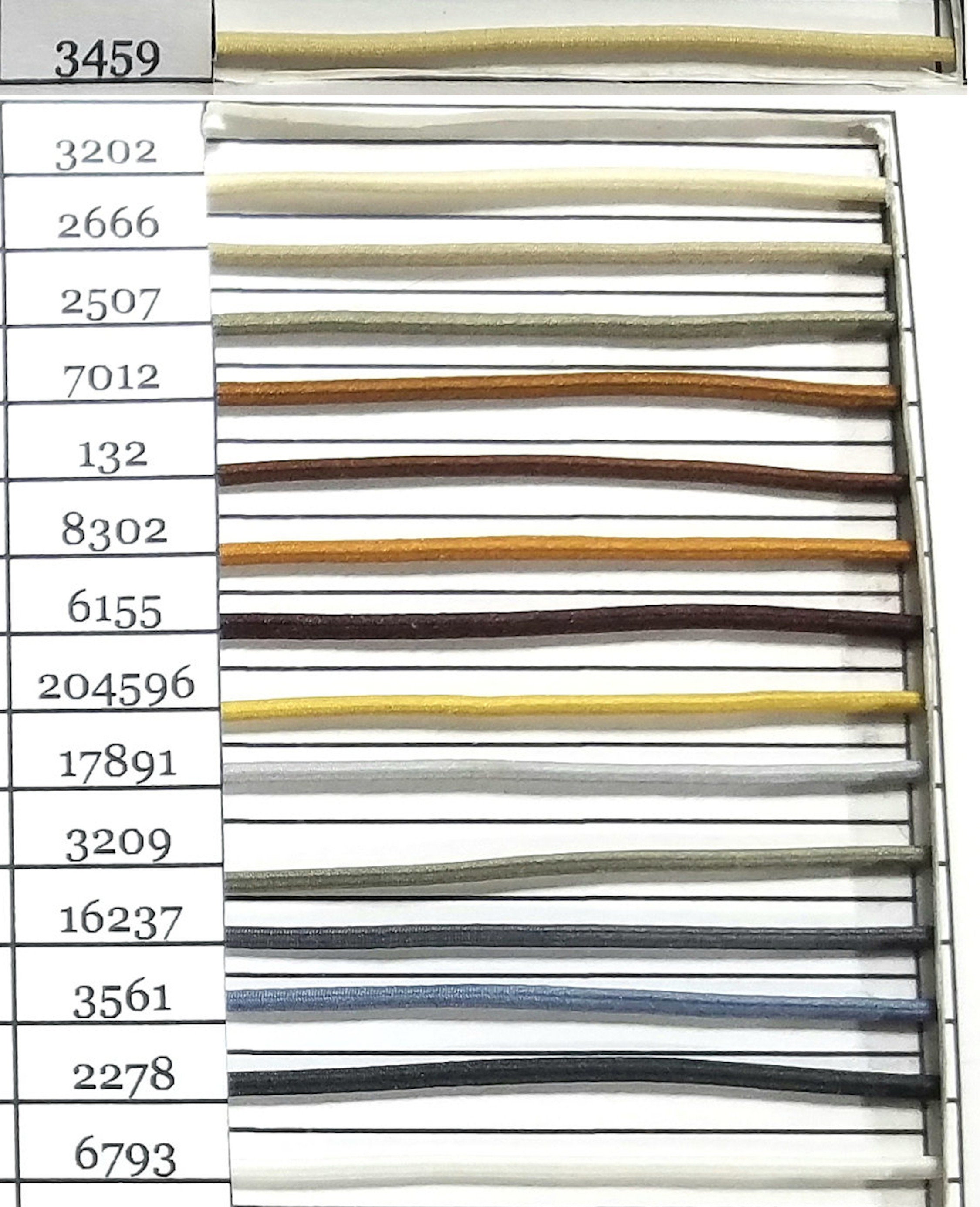 US Seller - 1.5mm Elastic Cord - Neutral and Earth Tones