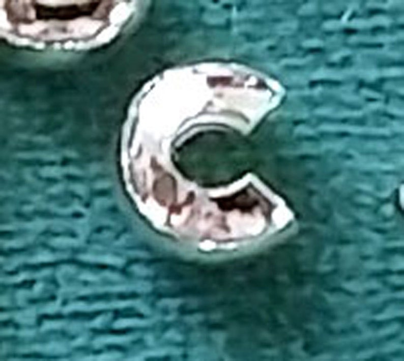 Silver plated 500 pieces 4mm Crimp Bead Covers