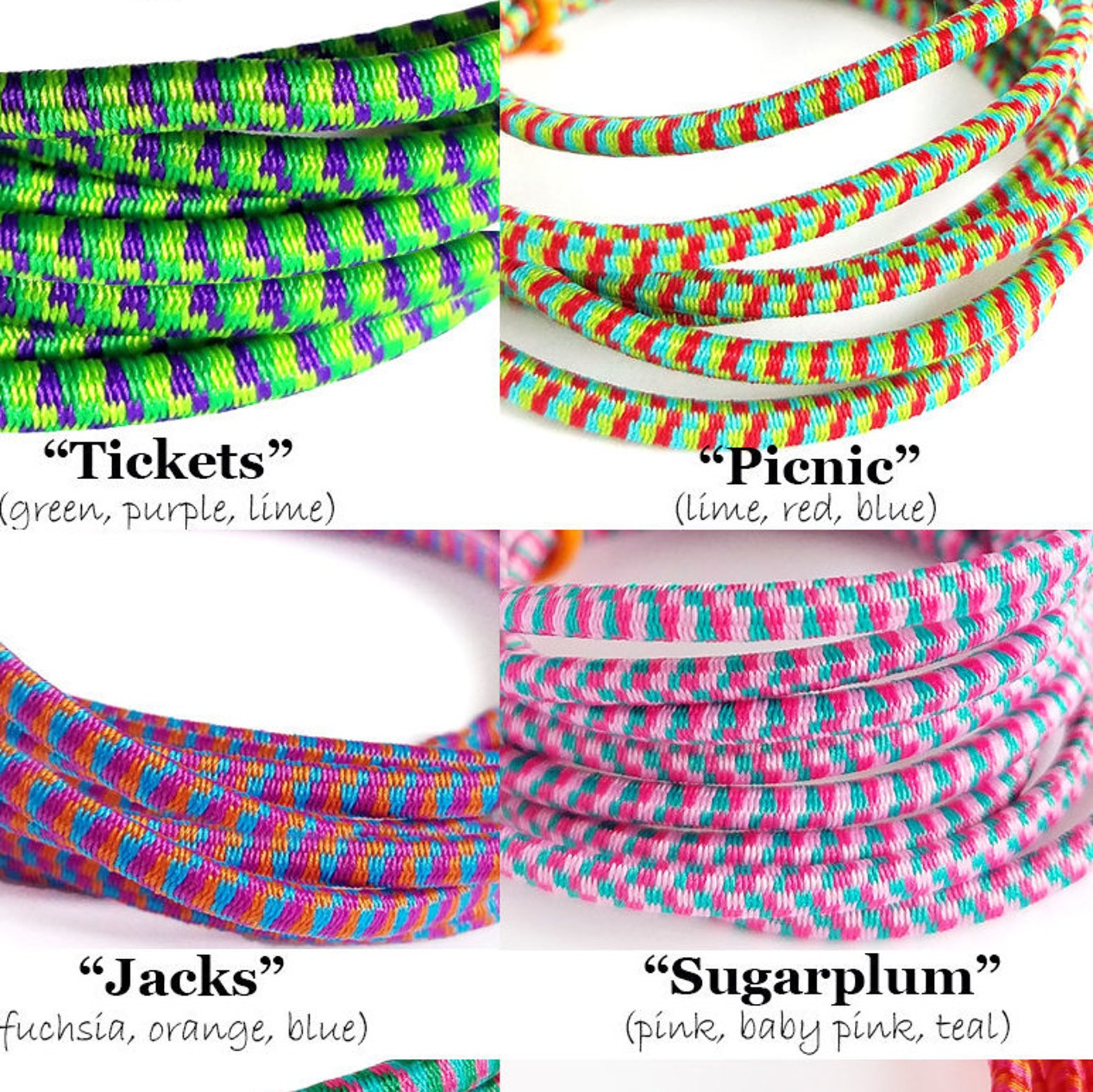 US Seller Japanese Elastic Cord 2.5mm Fancy Patterned Etsy