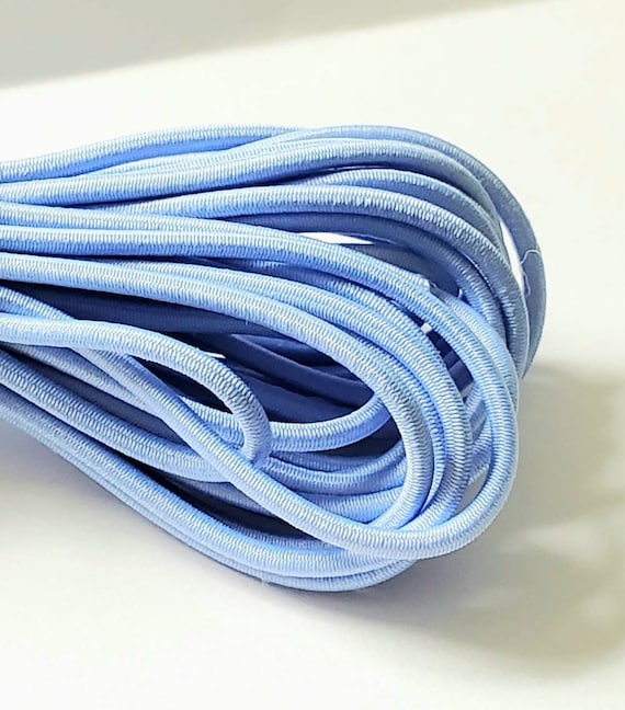 Periwinkle blue - 2mm Elastic Cord - 5 yards - great for traveler's  notebooks