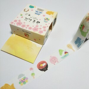 Colorful Cartoon Washi Tape | Cute Japan Masking Tape | Kawaii Decorative Tape | Scrapbooking Planner Sticker 7m f21
