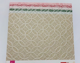 Papel Washi Hecho en Japón Papel de Origami / Yuzen Chiyogami / Papel Plegable de Japón / Artesanía Tradicional Japonesa 15 * 15 / 6 hojas # 148