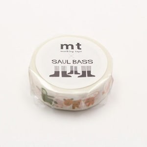 Saul Bass Animals MT Washi Tape MT Masking Tape Decoratieve tape / Japan plannersticker / Kamoi-papiertape 10 m