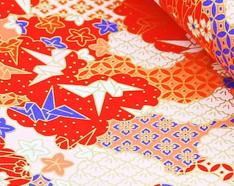 Papier origami / papier pliant au Japon / Yuzen Chiyogami / papier Washi / Bricolage traditionnel japonais 14 * 14/20 feuilles #264