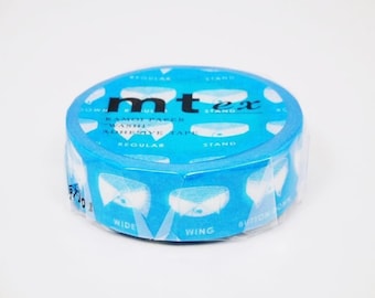 Blue Collar MT Washi Tape MT Masking Tape Decorative Tape / Japan Planner Sticker / Kamoi Paper Tape 10m