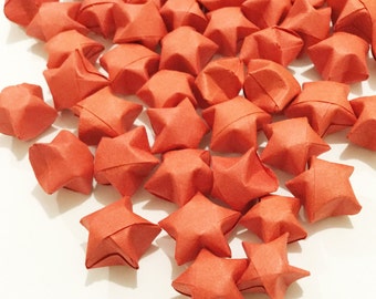 Origami Lucky Stars | Gewone Rose Red Star wensen | Papieren sterren | Party Supplies ambacht | Bruiloft Thanksgiving Kerst decoratie Confetti