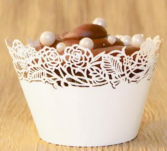 Cupcake Wrapper Wedding Cupcake Liners Decoration Party Etsy