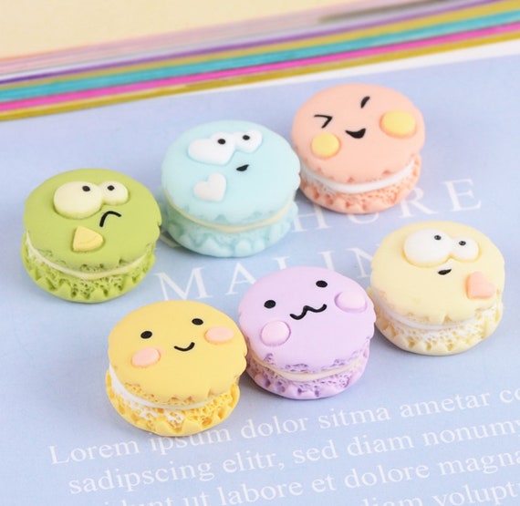 Macaroons(3pcs)- Decoden supplies charms and cabochons
