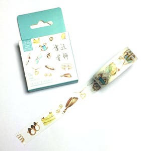 Jewelry Washi Tape | Japan Masking Tape | Kawaii Japan Decorative Tape | Paper Tape Scrapbooking Planner Sticker 7m P15