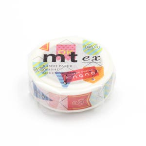MT Washi Tape / Colorful Pennant MT ex Masking Tape Decorative Tape / Japan Planner Sticker / Paper Tape 10m