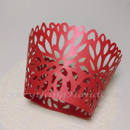 Cupcake Wrappers Cupcake Liner Filigree Party Decorative Etsy