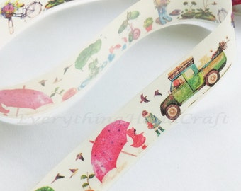 Colorful Washi Tape / Decorative Masking Tape / Planner Sticker Adhesive Tape / Party Wedding Card Making Scrapbooking Stationery 10m f05