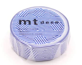 Blue Japan Pattern MT Washi Tape MT Masking Tape Decorative Tape / Japan Planner Sticker / Kamoi Paper Tape 7m