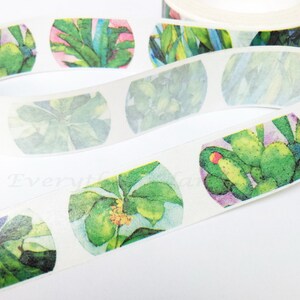 Grüne Pflanzen Washi Tape / Masking Tape / dekorative Klebstoff Tape / Planer Sticker Scrapbooking Briefpapier / Party Christmas Decor 10m h10