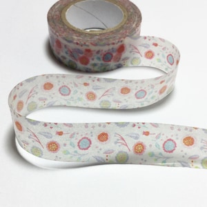 Blumengarten Washi Tape / florale Deko Tape / Blume Masking Tape / bunte Blumen Washi Tape 10m c20