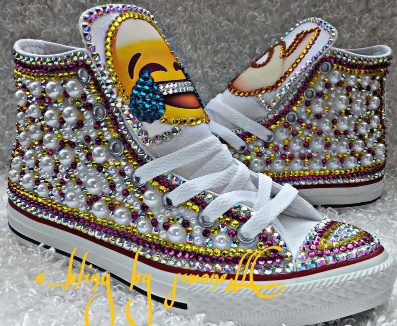 Emoji Converse Sneakers Etsy