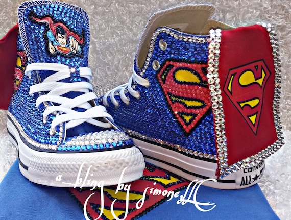 superman baby converse