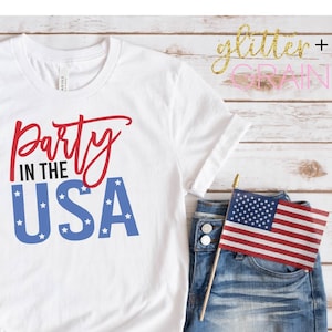 Party in the USA Svg 4th of July Svg Independence Day Svg - Etsy