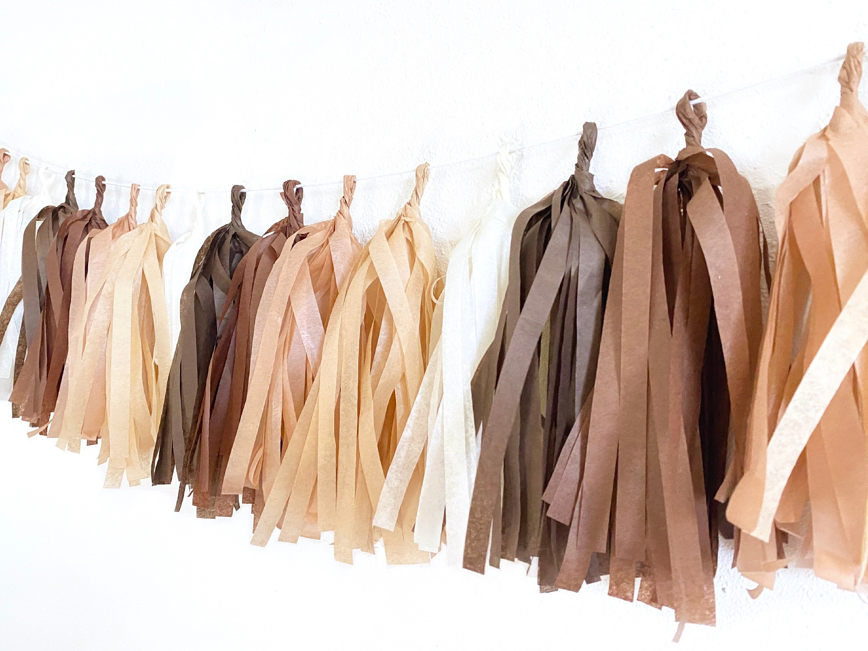 Tassel Garland Boho Tassel Garland Neutral Tassel Garland Etsy