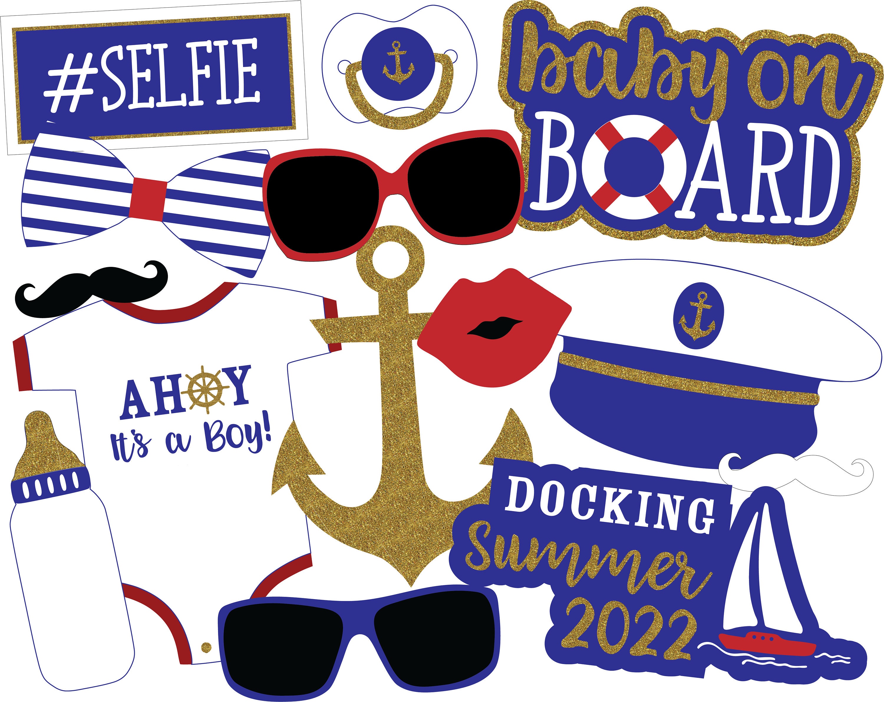 Free Nautical Baby Shower Printables