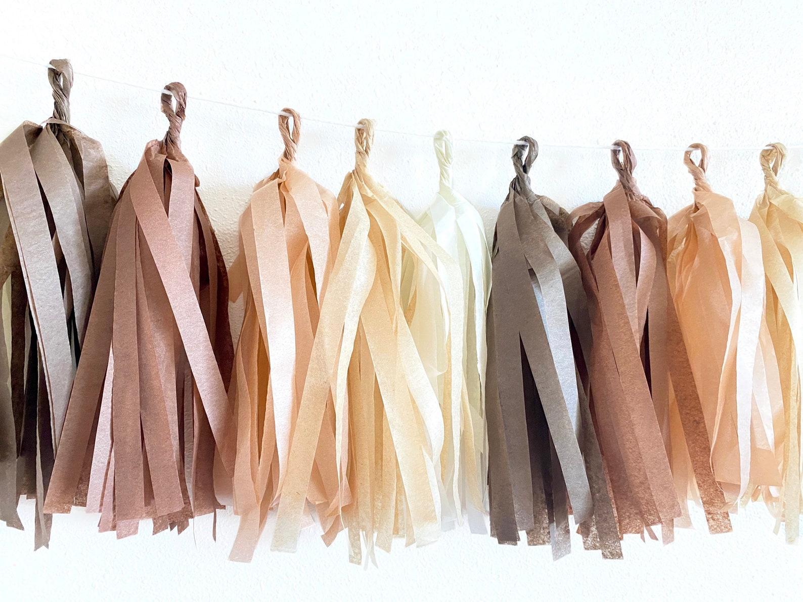 Tassel Garland Boho Tassel Garland Neutral Tassel Garland Etsy