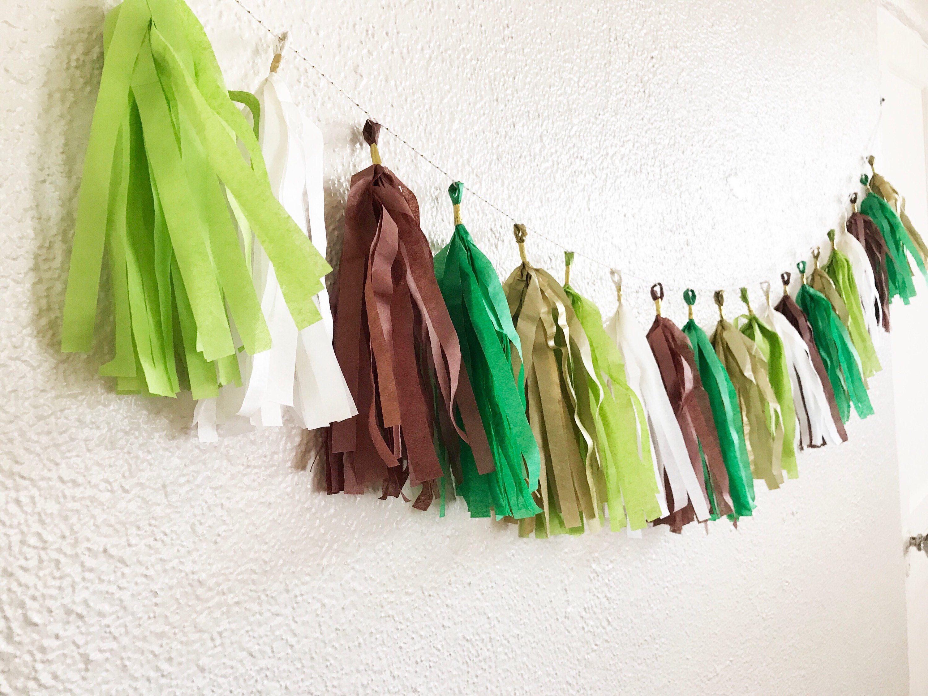 Tassel Garland Tassel Banner Earthy Tassel Garland Wild Etsy