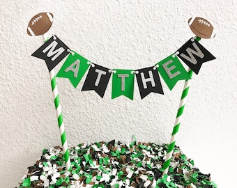 Football Cake Topper | Football Cupcake Topper | Cake Topper | Football Party Decor | Football Birthday cake | Football Theme Party | Footba