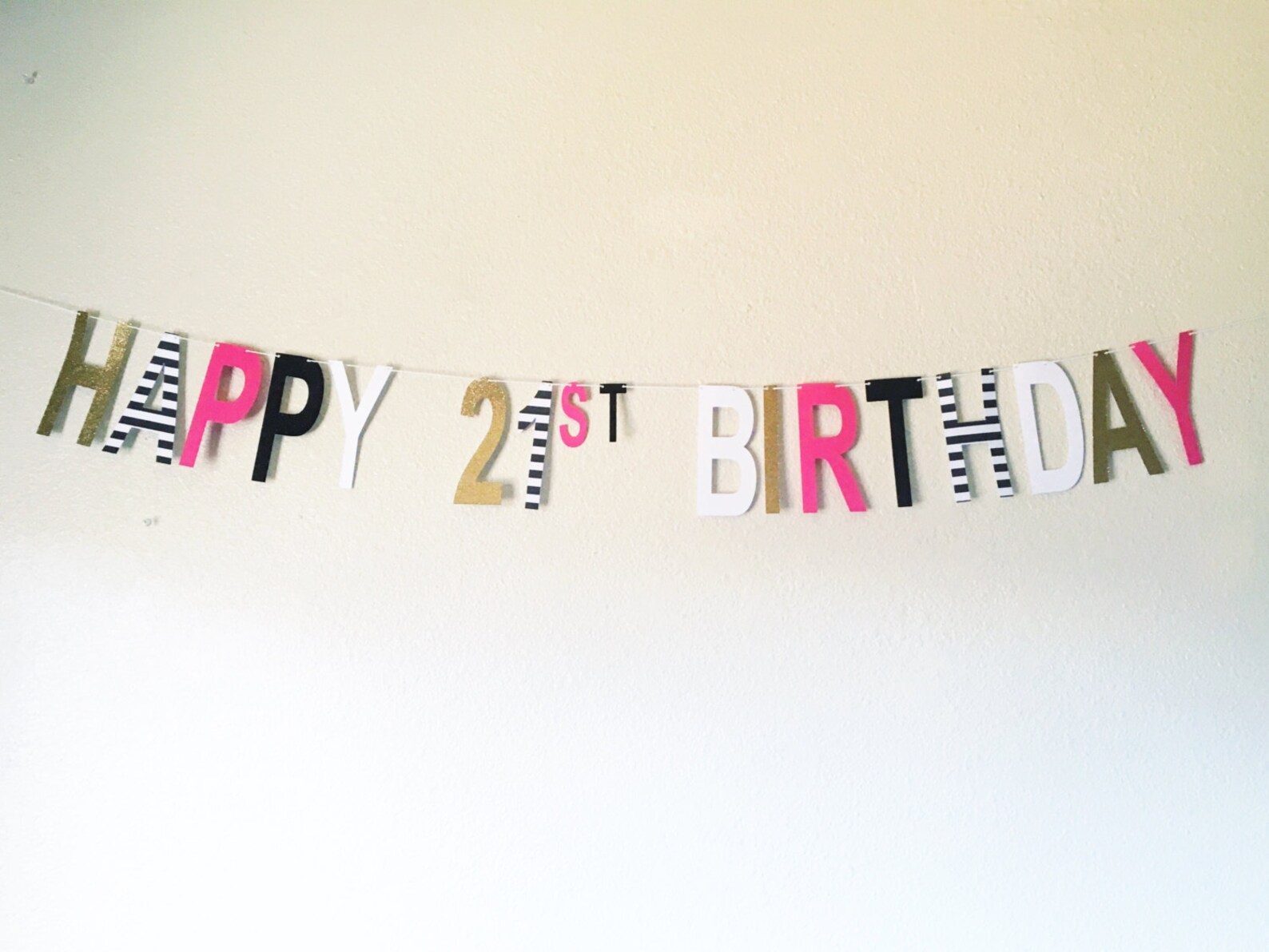 21st Birthday Banner Birthday Banner Theme Birthday Banner - Etsy