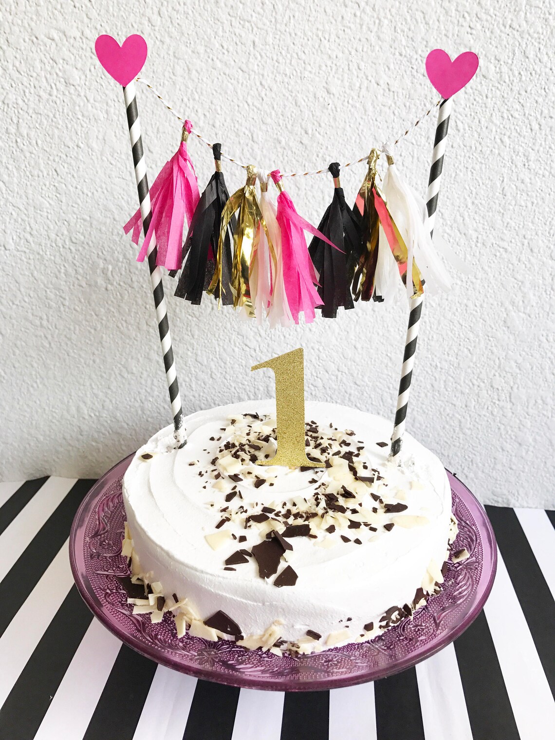 Cake Topper Tassel Cake Topper Tassel Garland Cake Topper Etsy