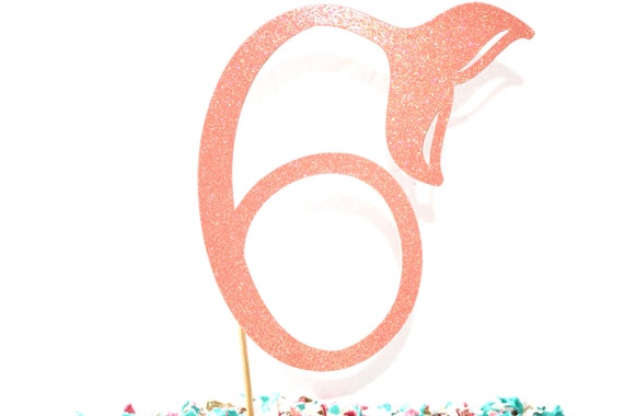 mermaid tail number 1 cake topper any age cake topper etsy ireland