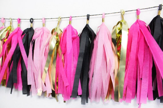 Tassel Garland Bridal Shower Bachelorette Party Sweet 16