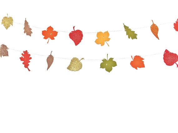 Fall Leaf Garland Autumn Decor Thanksgiving Decoration