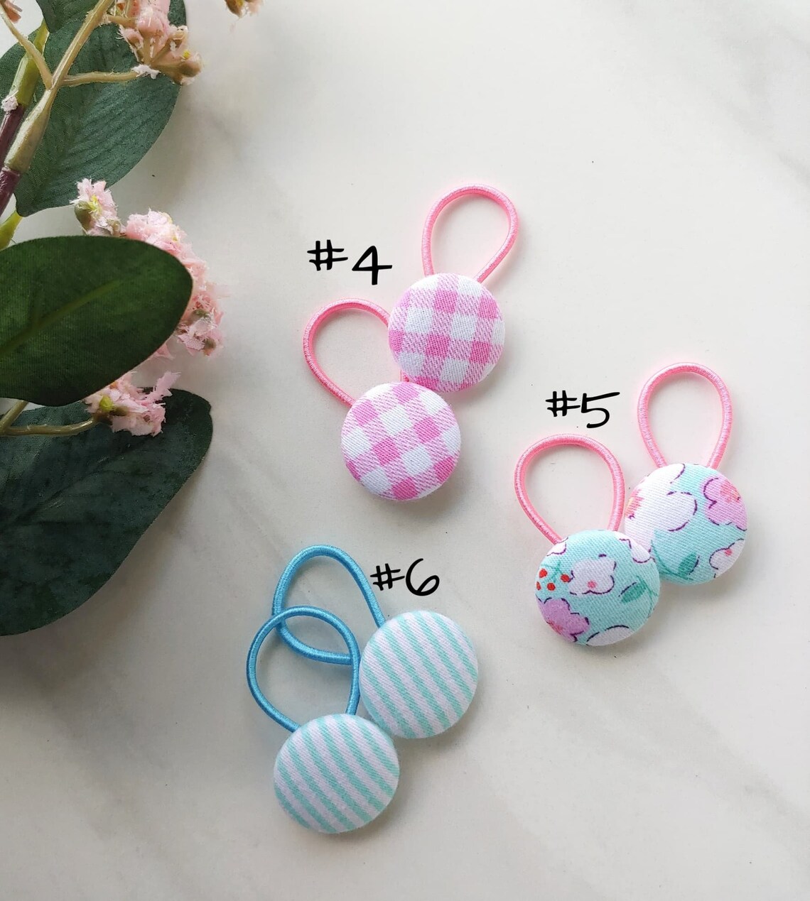 The cute/elastic button/elastic/ button/round/mini Etsy