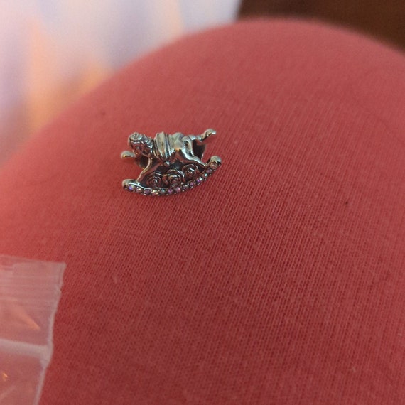 New Chamilia STERLING SILVER Rocking Horse 2025-1219 Charm Bead