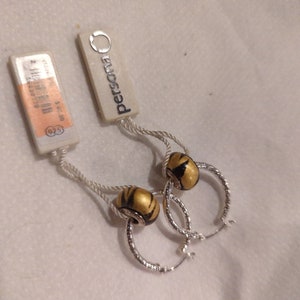 New Sterling Silver Persona&#39;s Beads 925 Earrings Sterling Silver
