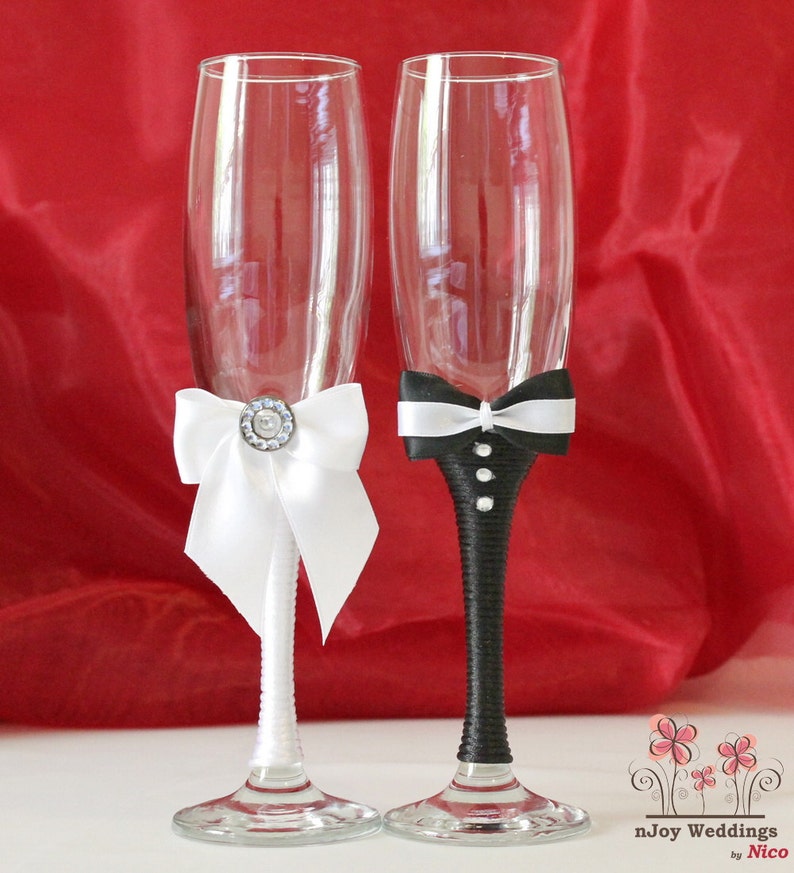 Weddin Glasses Bride And Groom Glasses Bride Groom Wedding Etsy