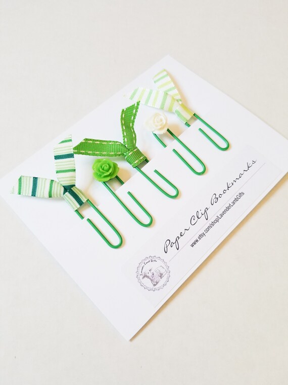 Paper Clip Bookmarks Paper Clip Page Marker Planner Etsy