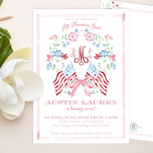PRINTABLE Birthday Party Invitation | American Girl | Miss Independent