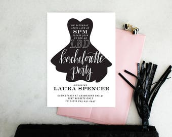 PRINTABLE Bachelorette Party Invitation | LBD