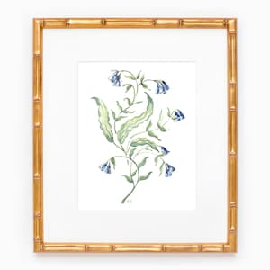 Art Print for Home | Watercolor | Mountain Bluebells
