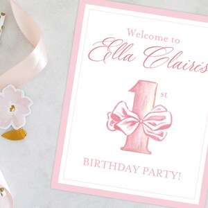 PRINTABLE Birthday Party Invitation First Birthday ONE - Etsy
