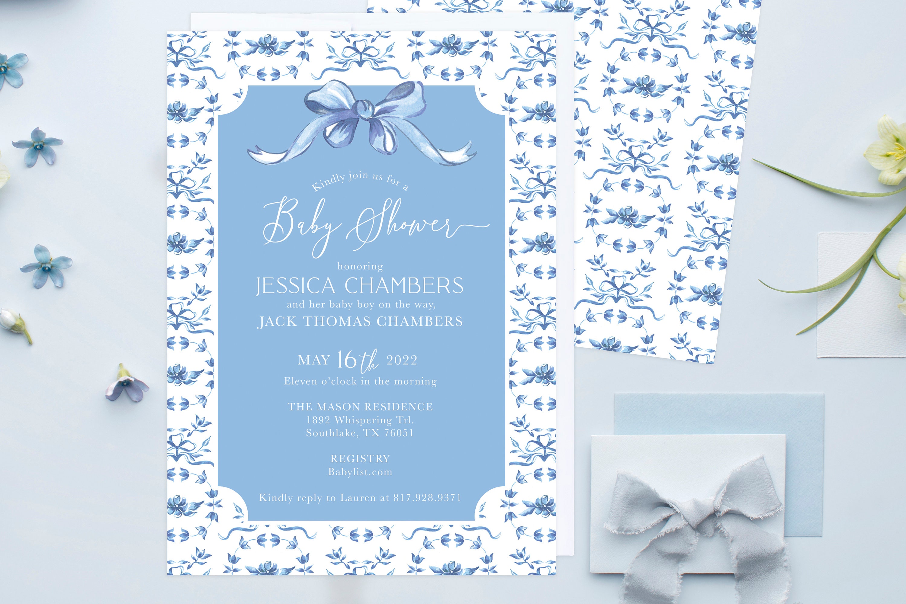  E-Tailor® 5x7 Wedding Invitation Paper, Baby Shower