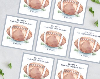 Tarjeta de San Valentín IMPRIMIBLE / Descarga digital / Fútbol