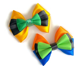 4" Pluto & Goofy Disney Character Inspired Hair Bows