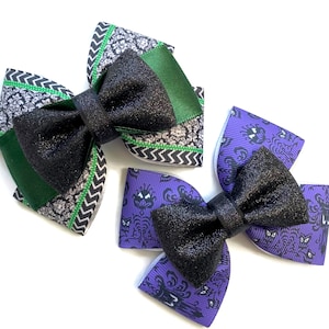 Haunted Mansion Hair Bow | Disneyland Inspired Hair Bows | 4 inch Hair Bow