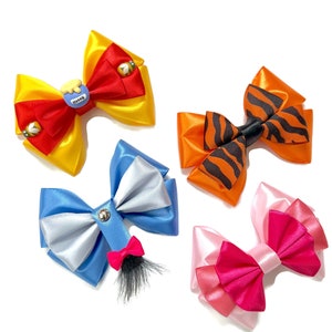 Lazo para el cabello de Winnie the Pooh / Lazo para el cabello de Ígor / Lazo para el cabello de Tigger / Lazo para el cabello de Piglet / Lazo para el cabello de 4 pulgadas